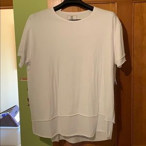 We The Free cloud 9 “Frayed Hem Knit” tee (Large)